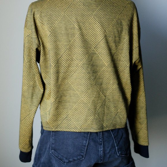 Forever 21 Contrast Trim Glen Plaid Top - Picture 4 of 6